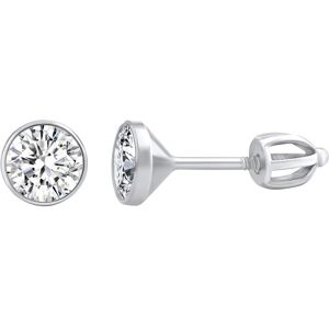 Silvego Strieborné náušnice kôstky so Swarovski Zirconia 6 mm SILVEGO70606w Silvego Strieborné náušnice kôstky so Swarovski Zirconia 6 mm SILVEGO70606w