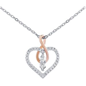Silvego Strieborný náhrdelník Camilla s príveskom srdca a Infinity s Brilliance Zirconia DCC1607028N Silvego Strieborný náhrdelník Camilla s príveskom srdca a Infinity s Brilliance Zirconia DCC1607028N