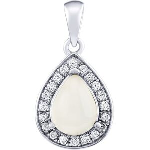 Silvego Strieborný prívesok BRISA s Mesačným kameňom a čírymi Brilliance Zirconia JJJ1141PMS Silvego Strieborný prívesok BRISA s Mesačným kameňom a čírymi Brilliance Zirconia JJJ1141PMS
