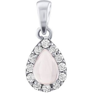 Silvego Strieborný prívesok BRISA s pravým Ruženínom a Brilliance Zirconia JJJ1141PRO Silvego Strieborný prívesok BRISA s pravým Ruženínom a Brilliance Zirconia JJJ1141PRO