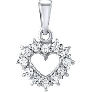 Silvego Strieborný prívesok Srdce sa Swarovski ® zirkónmi SILVEGOB11698s Silvego Strieborný prívesok Srdce sa Swarovski ® zirkónmi SILVEGOB11698s