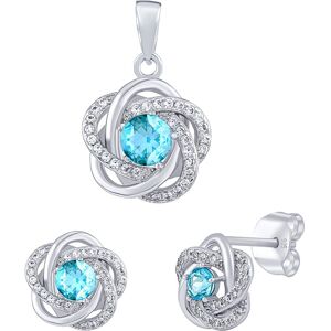 Silvego Strieborný set šperkov ROSALYN s pravým Topazom Swiss a Brilliance Zirconia JJJS0088TS (náušnice, prívesok) Silvego Strieborný set šperkov ROSALYN s pravým Topazom Swiss a Brilliance Zirconia JJJS0088TS (náušnice, prívesok)
