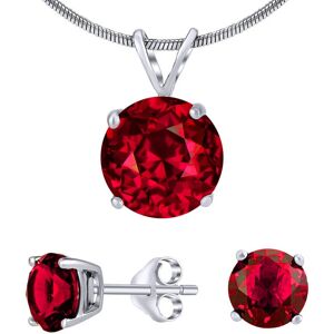 Silvego Strieborný set šperkov s krištáľovým sklom JJJS7RR1 (náušnice, prívesok) Silvego Strieborný set šperkov s krištáľovým sklom JJJS7RR1 (náušnice, prívesok)