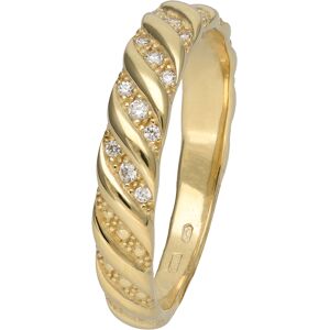 Soliter Moderný prsteň zo žltého zlata so zirkónmi 229 001 00966 00 62 mm Soliter Moderný prsteň zo žltého zlata so zirkónmi 229 001 00966 00 62 mm