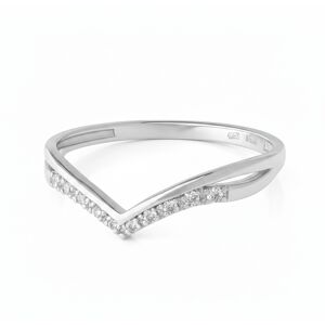 Soliter Zásnubný prsteň z bieleho zlata so zirkónmi 229 001 00886 07 58 mm Soliter Zásnubný prsteň z bieleho zlata so zirkónmi 229 001 00886 07 58 mm