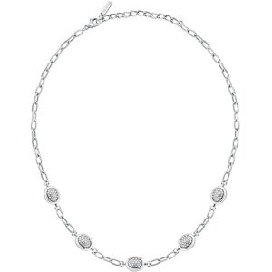 Trussardi Moderný oceľový náhrdelník s kryštálmi T-Concept TJAYY18 Trussardi Moderný oceľový náhrdelník s kryštálmi T-Concept TJAYY18