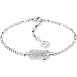Tommy Hilfiger Dámsky oceľový náramok s kryštálmi Dog Tag 2780863 Tommy Hilfiger Dámsky oceľový náramok s kryštálmi Dog Tag 2780863