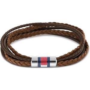 Tommy Hilfiger Luxusný pánsky náramok z hnedej kože Multi Layer 2790425 Tommy Hilfiger Luxusný pánsky náramok z hnedej kože Multi Layer 2790425