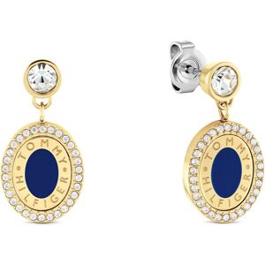 Tommy Hilfiger Luxusné pozlátené visiace náušnice s kryštálmi 2780800 Tommy Hilfiger Luxusné pozlátené visiace náušnice s kryštálmi 2780800