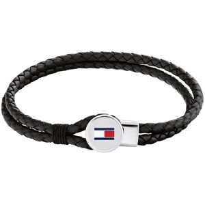 Tommy Hilfiger Moderný kožený náramok v čiernej farbe 2790654 17,5 cm Tommy Hilfiger Moderný kožený náramok v čiernej farbe 2790654 17,5 cm