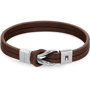 Tommy Hilfiger Moderný náramok z hnedej kože Braided Knot 2790441 Tommy Hilfiger Moderný náramok z hnedej kože Braided Knot 2790441