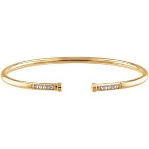 Tommy Hilfiger Pozlátený pevný náramok s kryštálmi TH2780251 Tommy Hilfiger Pozlátený pevný náramok s kryštálmi TH2780251