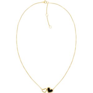 Tommy Hilfiger Pôvabný pozlátený náhrdelník so srdiečkami Enamel Hearts 2780742 Tommy Hilfiger Pôvabný pozlátený náhrdelník so srdiečkami Enamel Hearts 2780742