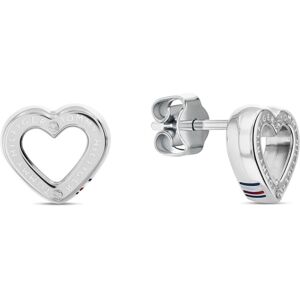 Tommy Hilfiger Srdiečkové oceľové náušnice Toggle Heart 2780971 Tommy Hilfiger Srdiečkové oceľové náušnice Toggle Heart 2780971
