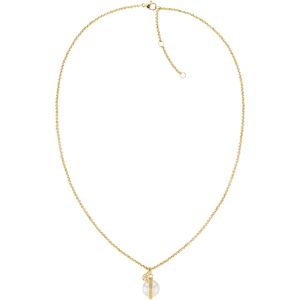 Tommy Hilfiger Štýlový pozlátený náhrdelník s perlou 2780762 Tommy Hilfiger Štýlový pozlátený náhrdelník s perlou 2780762