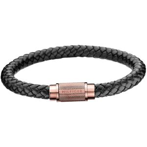 Tommy Hilfiger Trendy čierny kožený náramok Casual Core 2700999 Tommy Hilfiger Trendy čierny kožený náramok Casual Core 2700999