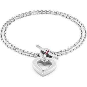 Tommy Hilfiger Úchvatný oceľový náramok so srdiečkom Toggle Heart 2780969 Tommy Hilfiger Úchvatný oceľový náramok so srdiečkom Toggle Heart 2780969