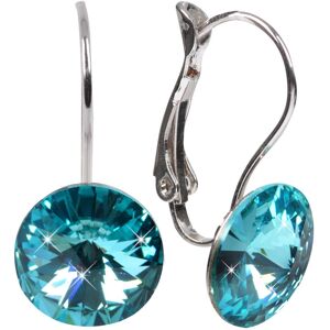 Levien Elegantné náušnice Rivoli Light Turquois Levien Elegantné náušnice Rivoli Light Turquois