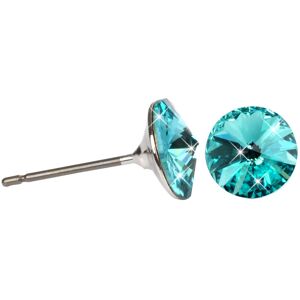 Levien Jemné kôstkové náušnice Rivoli Light Turquois Levien Jemné kôstkové náušnice Rivoli Light Turquois