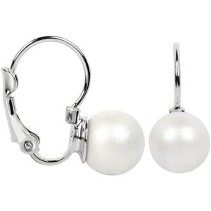 Levien Krásne perlové náušnice Pearl Pearlescent White Levien Krásne perlové náušnice Pearl Pearlescent White
