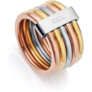 Viceroy Luxusný tricolor prsteň z ocele Chic 75305A01 52 mm Viceroy Luxusný tricolor prsteň z ocele Chic 75305A01 52 mm