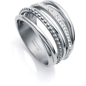 Viceroy Výrazný oceľový prsteň s kubickými zirkónmi Chic 75306A01 52 mm Viceroy Výrazný oceľový prsteň s kubickými zirkónmi Chic 75306A01 52 mm