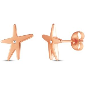 Vuch Blyštivé pozlátené náušnice Hviezdičky Nyxa Rose Gold Vuch Blyštivé pozlátené náušnice Hviezdičky Nyxa Rose Gold