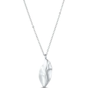Vuch Krásny oceľový náhrdelník List Virela Silver Vuch Krásny oceľový náhrdelník List Virela Silver