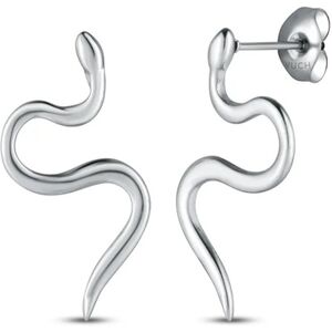 Vuch Moderné oceľové náušnice Had Vireya Silver Vuch Moderné oceľové náušnice Had Vireya Silver