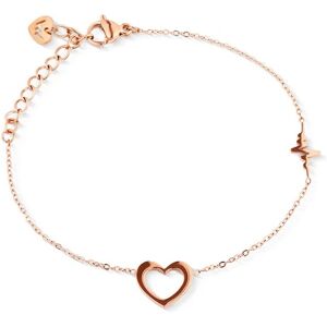 Vuch Náramok s motívom srdca a tepu Glimmer Rose Gold Vuch Náramok s motívom srdca a tepu Glimmer Rose Gold