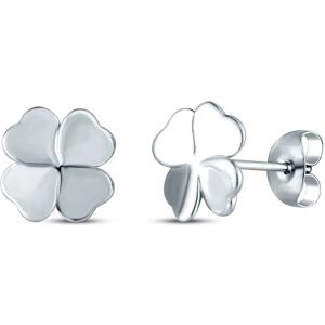 Vuch Nežné oceľové náušnice Štvorlístok Fouria Silver Vuch Nežné oceľové náušnice Štvorlístok Fouria Silver
