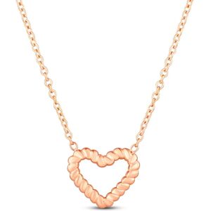 Vuch Nežný pozlátený náhrdelník so srdcom Arisca Rose Gold Vuch Nežný pozlátený náhrdelník so srdcom Arisca Rose Gold