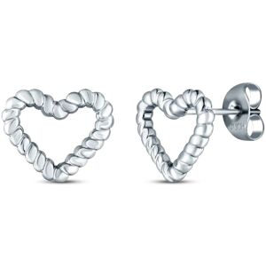 Vuch Oceľové náušnice s motívom srdiečka Arisca Silver Vuch Oceľové náušnice s motívom srdiečka Arisca Silver