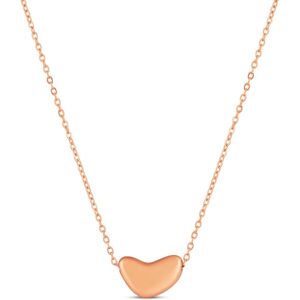 Vuch Oceľový náhrdelník s asymetrickým srdcom Amoria Rose Gold Vuch Oceľový náhrdelník s asymetrickým srdcom Amoria Rose Gold