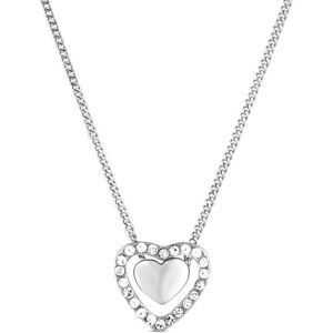 Vuch Romantický oceľový náhrdelník s kryštálmi Lunira Silver Vuch Romantický oceľový náhrdelník s kryštálmi Lunira Silver