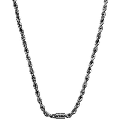 Armani Exchange Fashion čierny náhrdelník pre mužov AXG0163060 Armani Exchange Fashion čierny náhrdelník pre mužov AXG0163060