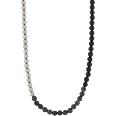 Armani Exchange Módny pánsky náhrdelník z korálikov AXG0140040 Armani Exchange Módny pánsky náhrdelník z korálikov AXG0140040