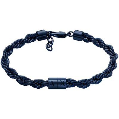 Armani Exchange Štýlový pánsky pozlátený náramok z ocele AXG0165470 Armani Exchange Štýlový pánsky pozlátený náramok z ocele AXG0165470