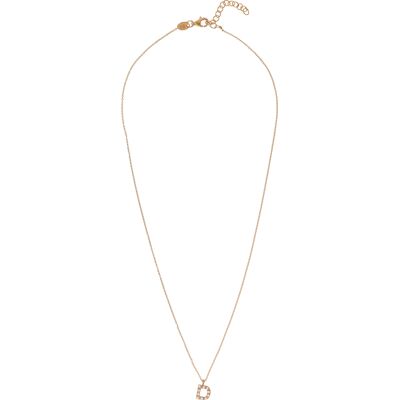 Alisia Pozlátený náhrdelník so Swarovski perličkami "D" AL4258.01.904 Alisia Pozlátený náhrdelník so Swarovski perličkami "D" AL4258.01.904