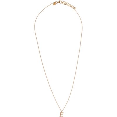Alisia Pozlátený náhrdelník so Swarovski perličkami "E" AL4258.01.905 Alisia Pozlátený náhrdelník so Swarovski perličkami "E" AL4258.01.905