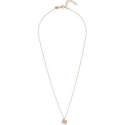 Alisia Pozlátený náhrdelník so Swarovski perličkami "M" AL4258.01.913 Alisia Pozlátený náhrdelník so Swarovski perličkami "M" AL4258.01.913