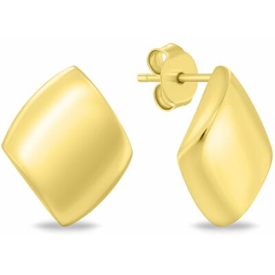 Brilio Silver Elegantné minimalistické pozlátené náušnice EA1218Y Brilio Silver Elegantné minimalistické pozlátené náušnice EA1218Y
