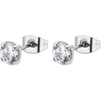Brosway Blyštivé oceľové náušnice so zirkónmi Desideri BEIE005 Brosway Blyštivé oceľové náušnice so zirkónmi Desideri BEIE005
