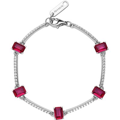 Brosway Strieborný náramok s kubickými zirkónmi Fancy Passion Ruby FPR04 Brosway Strieborný náramok s kubickými zirkónmi Fancy Passion Ruby FPR04