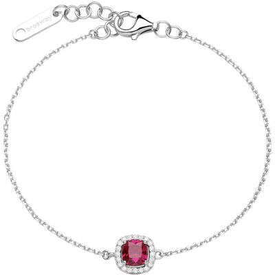 Brosway Slušivý strieborný náramok s kubickými zirkónmi Fancy Passion Ruby FFB130 Brosway Slušivý strieborný náramok s kubickými zirkónmi Fancy Passion Ruby FFB130