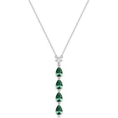 Brosway Strieborný náhrdelník s kubickými zirkónmi Life Green Fancy FLG110 Brosway Strieborný náhrdelník s kubickými zirkónmi Life Green Fancy FLG110