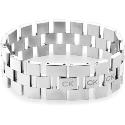 Calvin Klein Masívny oceľový náramok Geometric 35000243 Calvin Klein Masívny oceľový náramok Geometric 35000243