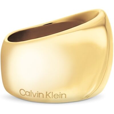 Calvin Klein Masívny pozlátený prsteň Modern Purity 35000834 58 mm Calvin Klein Masívny pozlátený prsteň Modern Purity 35000834 58 mm