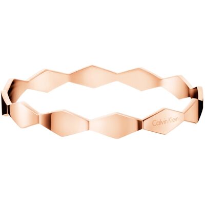 Calvin Klein Pevný ružovo zlatý náramok Snake KJ5DPD1001 6 cm - XS Calvin Klein Pevný ružovo zlatý náramok Snake KJ5DPD1001 6 cm - XS