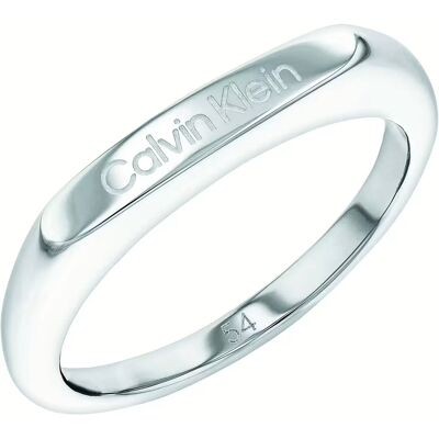 Calvin Klein Štýlový prsteň z ocele Faceted 35000187 54 mm Calvin Klein Štýlový prsteň z ocele Faceted 35000187 54 mm